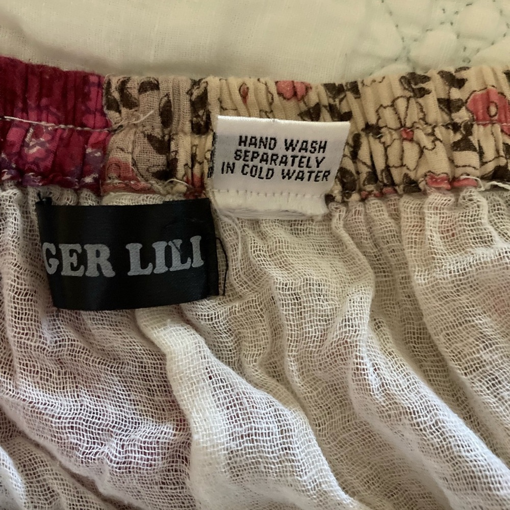 Tigerlily Multicolor Patchwork Maxi Skirt Vintage - image 4